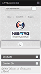 Mobile Screenshot of nisarginternational.com